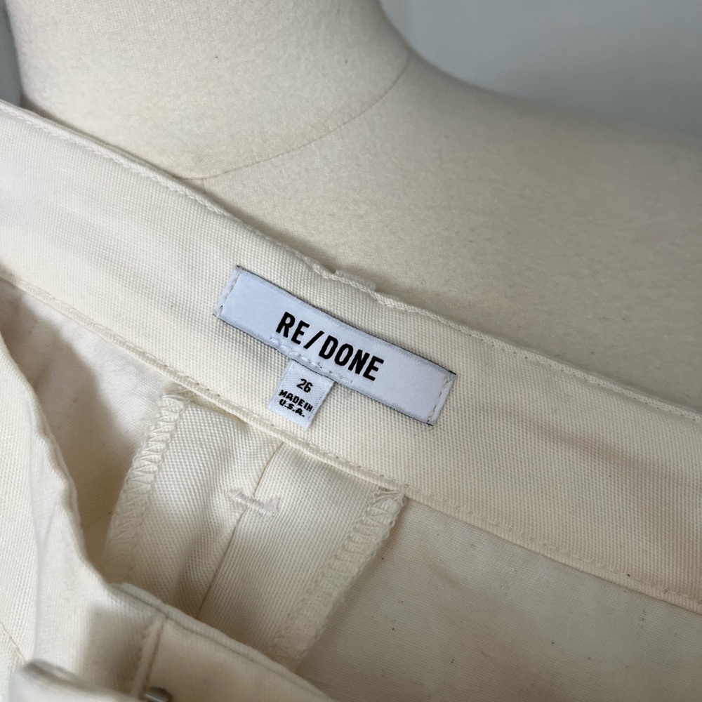 Re/Done Mid Rise Trousers Pants 26 - Picture 9 of 10